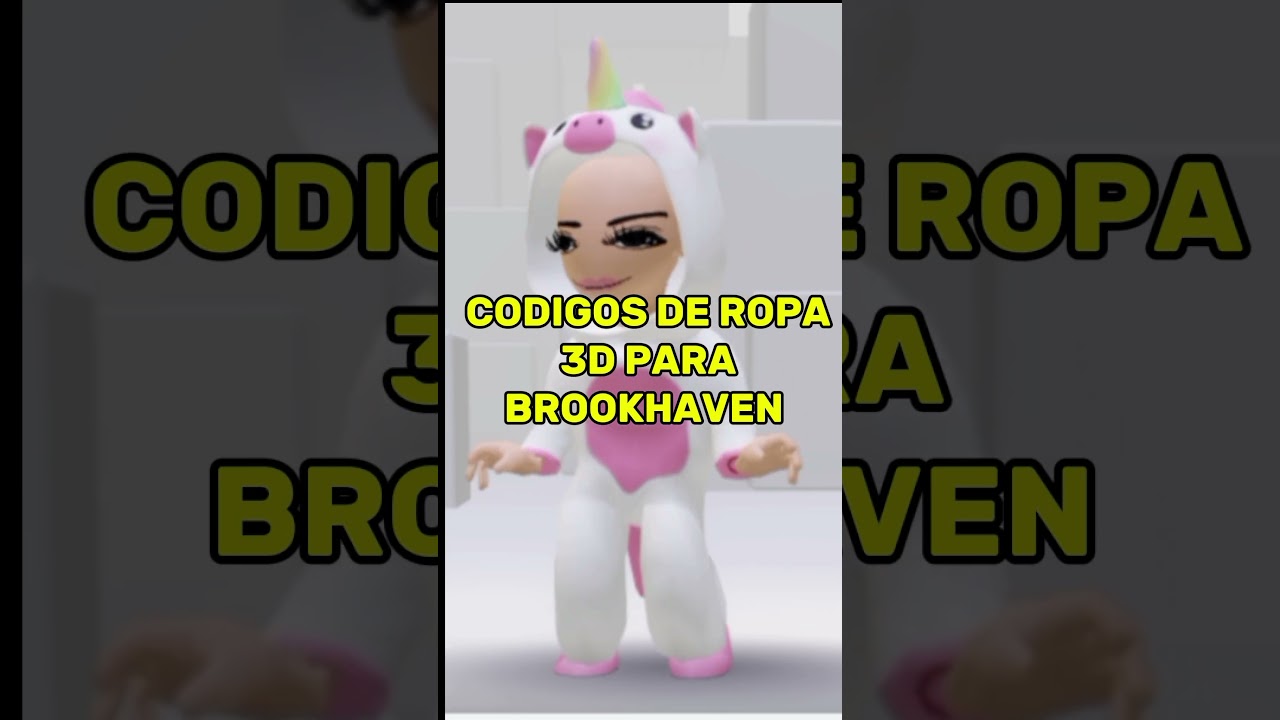 CODIGOS DE ROPA 3D BROOKHAVEN #roblox #codigos #ropa #accesorios #accesories #brookhaven
