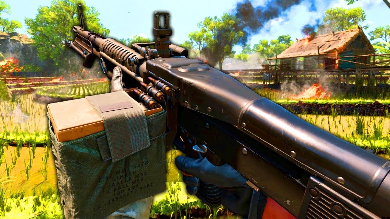 All American Vietnam Loadout - M60 & Stakeout Shotty in Black Ops Cold War Gameplay