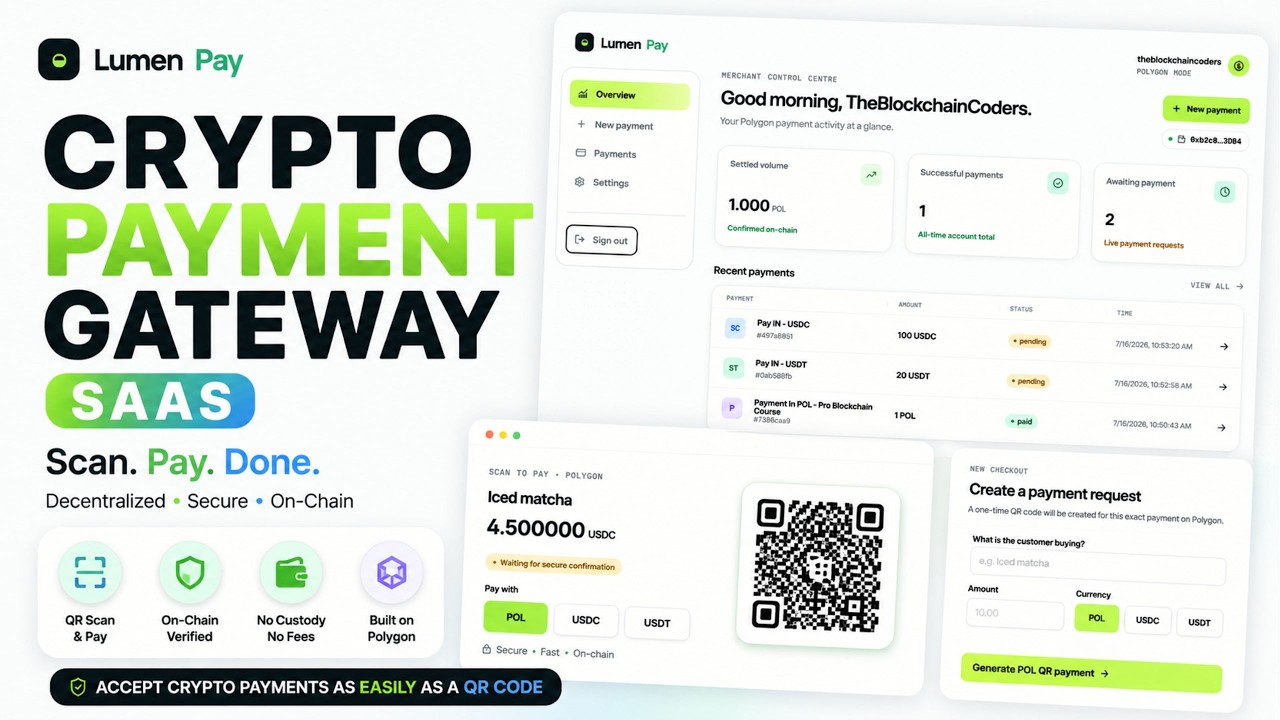 Создание SaaS-сервиса для криптоплатежей | Сканирование QR и оплата в USDT, USDC и POL | Прием кр...