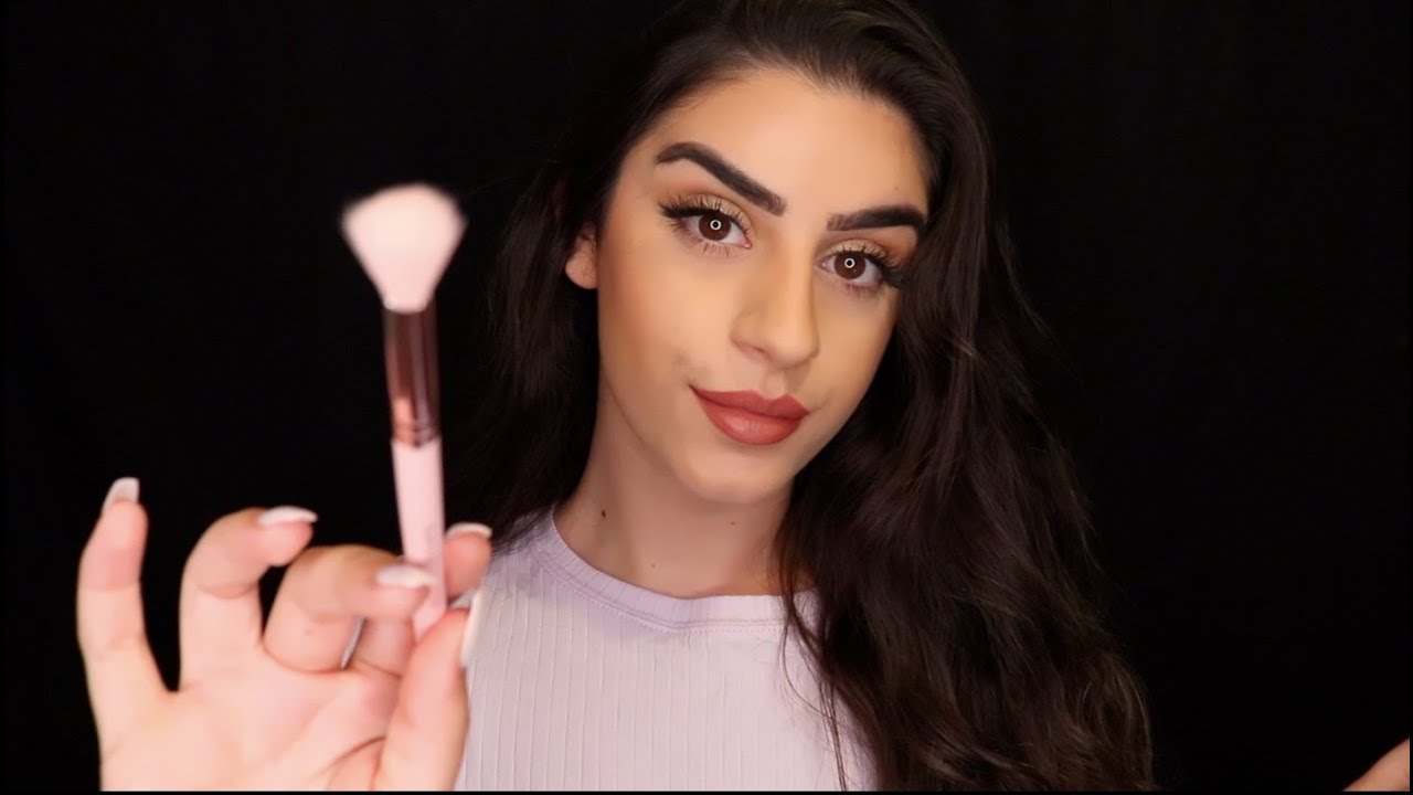 ASMR | Face Tracing & Touching (Rain Sounds 🌧, close up whispers)