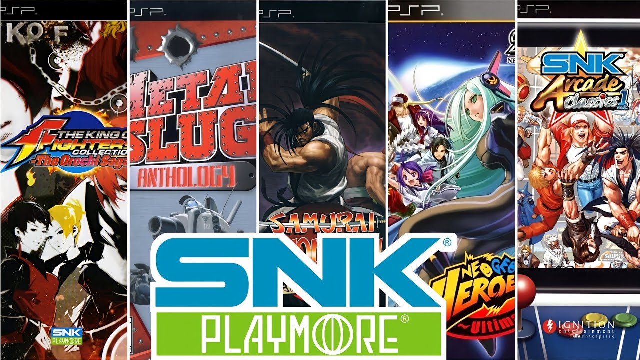 TOP 8 BEST SNK PLAYMORE GAMES FOR PSP[PLAYSTATION PORTABLE]