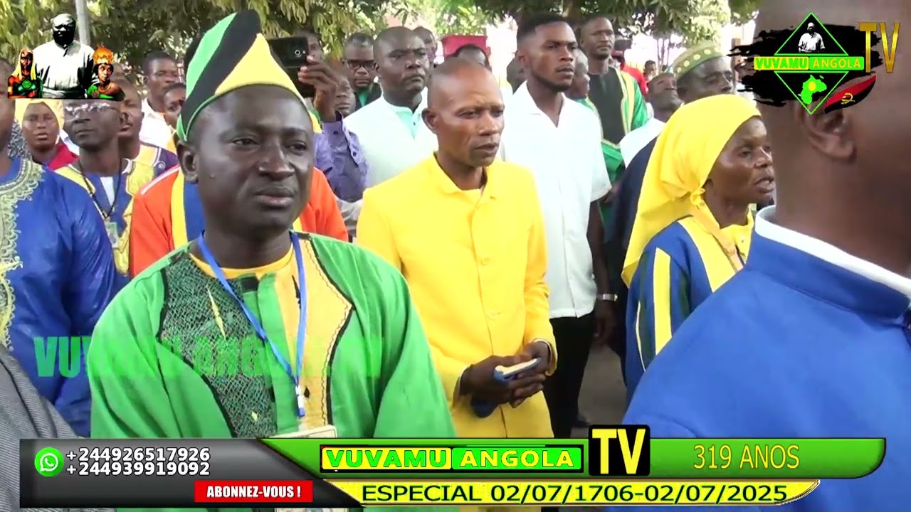 VUVAMU ANGOLA TV: ESPECIAL FESTIVIDADE DE COMEMORAÇÃO DE YA KIMPA VITA