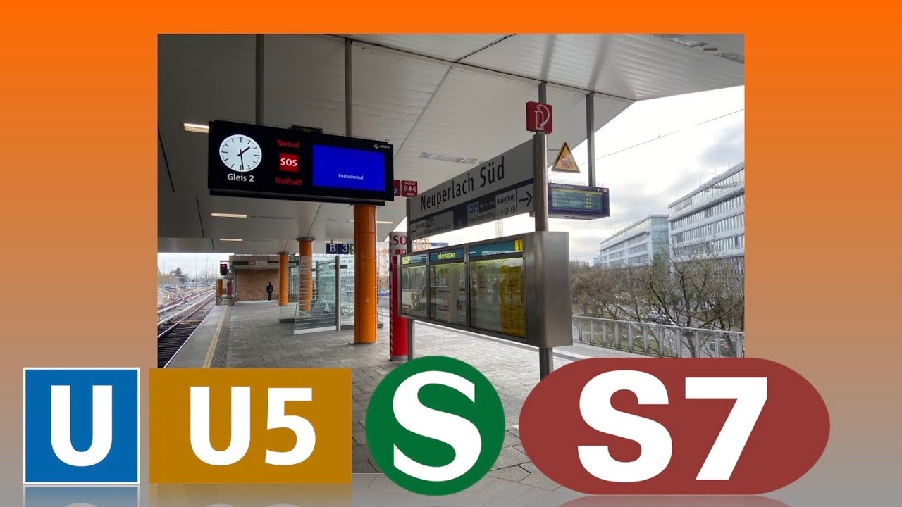 Oberirdische U-Bahnhöfe in München | Teil 1 | (Neuperlach Süd)