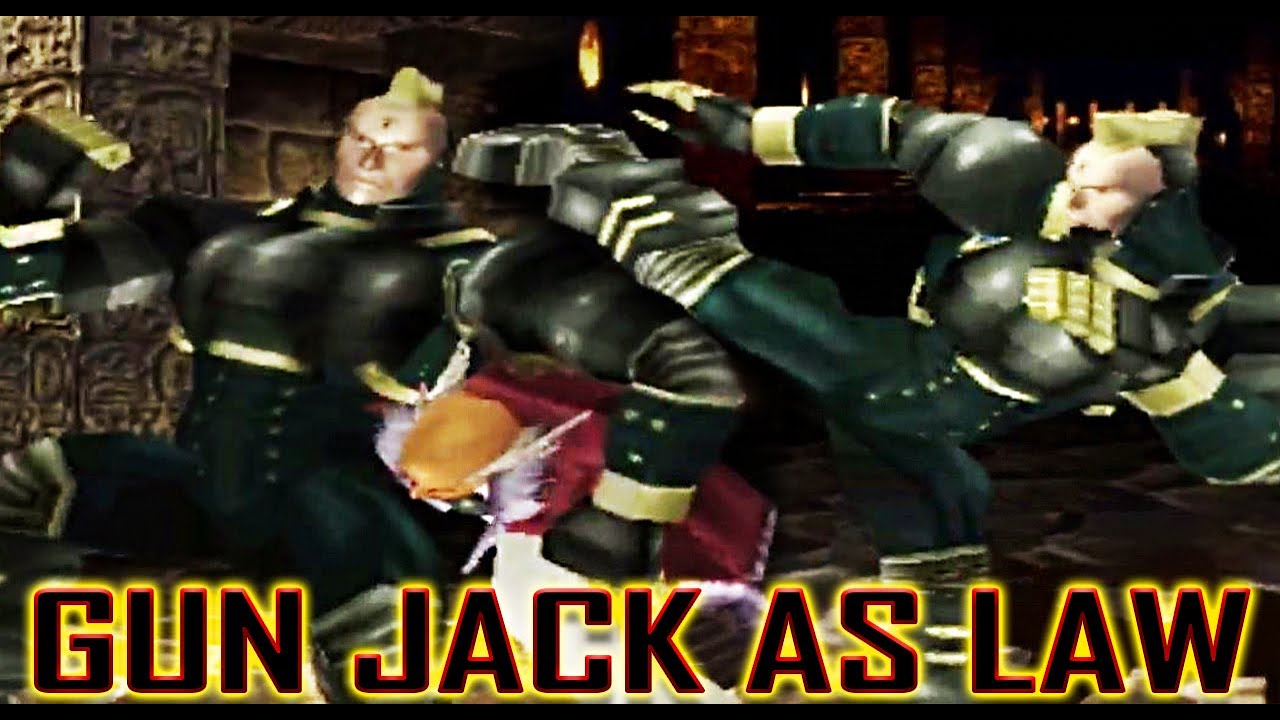 [TAS] Gun Jack With Law's Moves Gameplay - Tekken 3 (Arcade Version) (Requested)