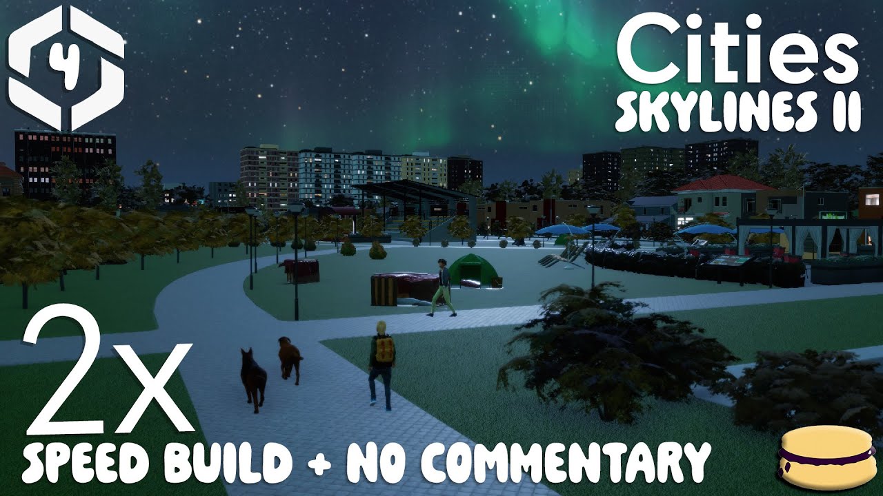 Building until Disaster... | 2x Timelapse + No Commentary |Cities Skylines II Broke Bay| Part 4