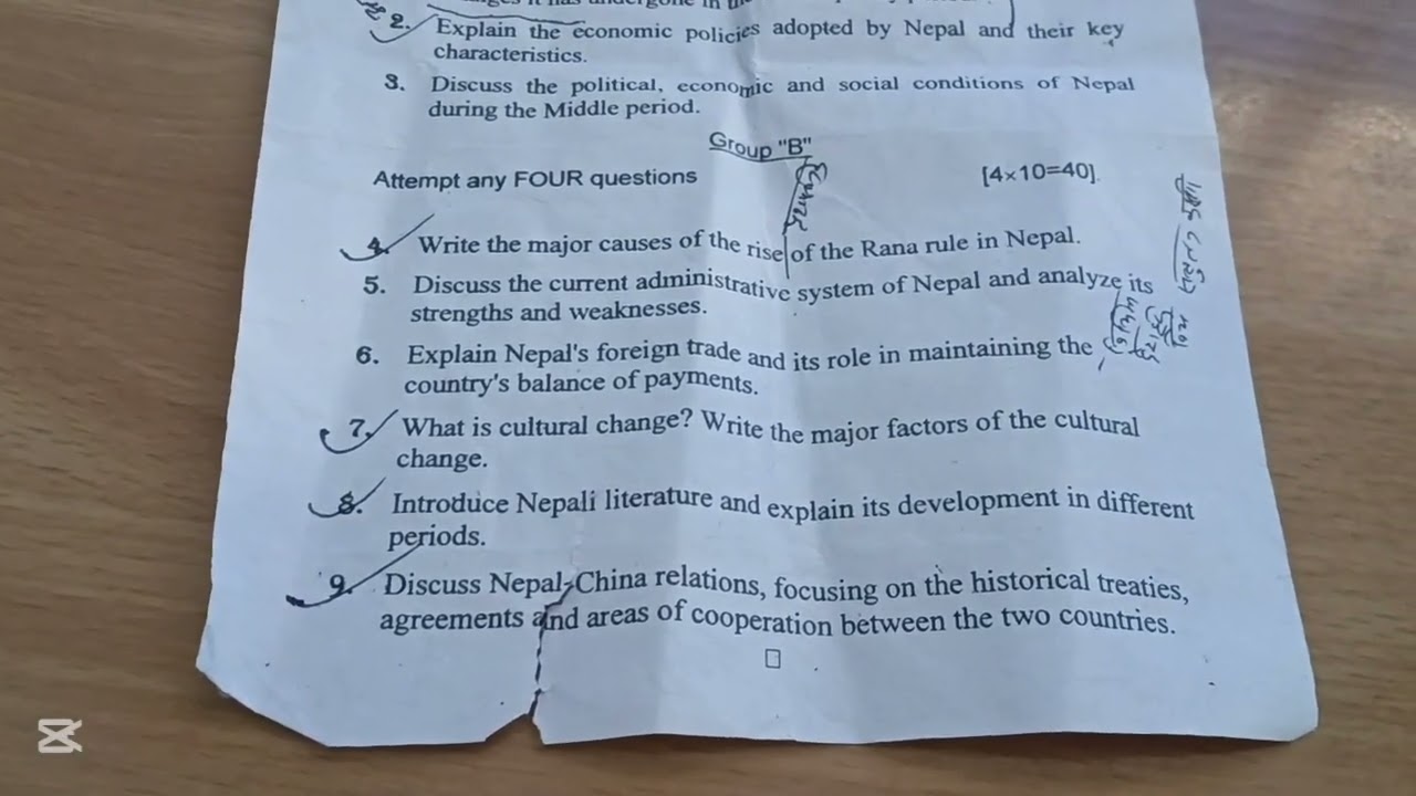 BA 4th Year Humanities 2081 Question Paper | TU Exam Paper | NEPAL BOLX // Rural development subject