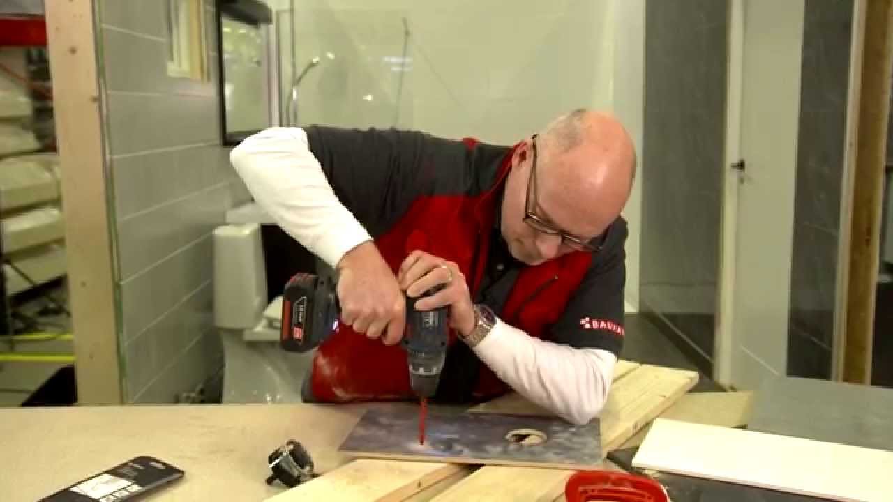 FixarTV | Bygga Badrum (del 9) | Borra i Kakel