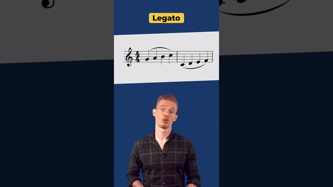 Was bedeuten LEGATO, STACCATO und PORTATO?