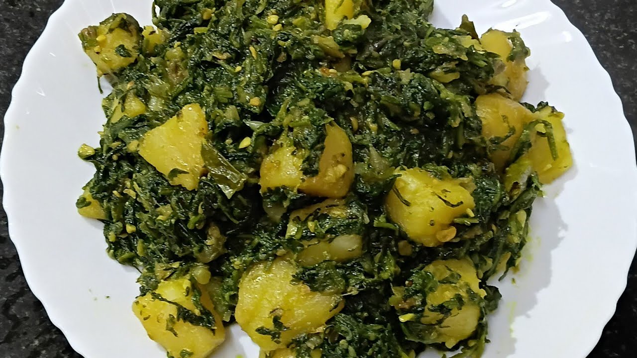 Aloo Palak Ki Sabji | आलू पालक की स्वादिष्ट सब्जी | Aloo Palak Recipe | Palak Aloo ki Dry Sabzi