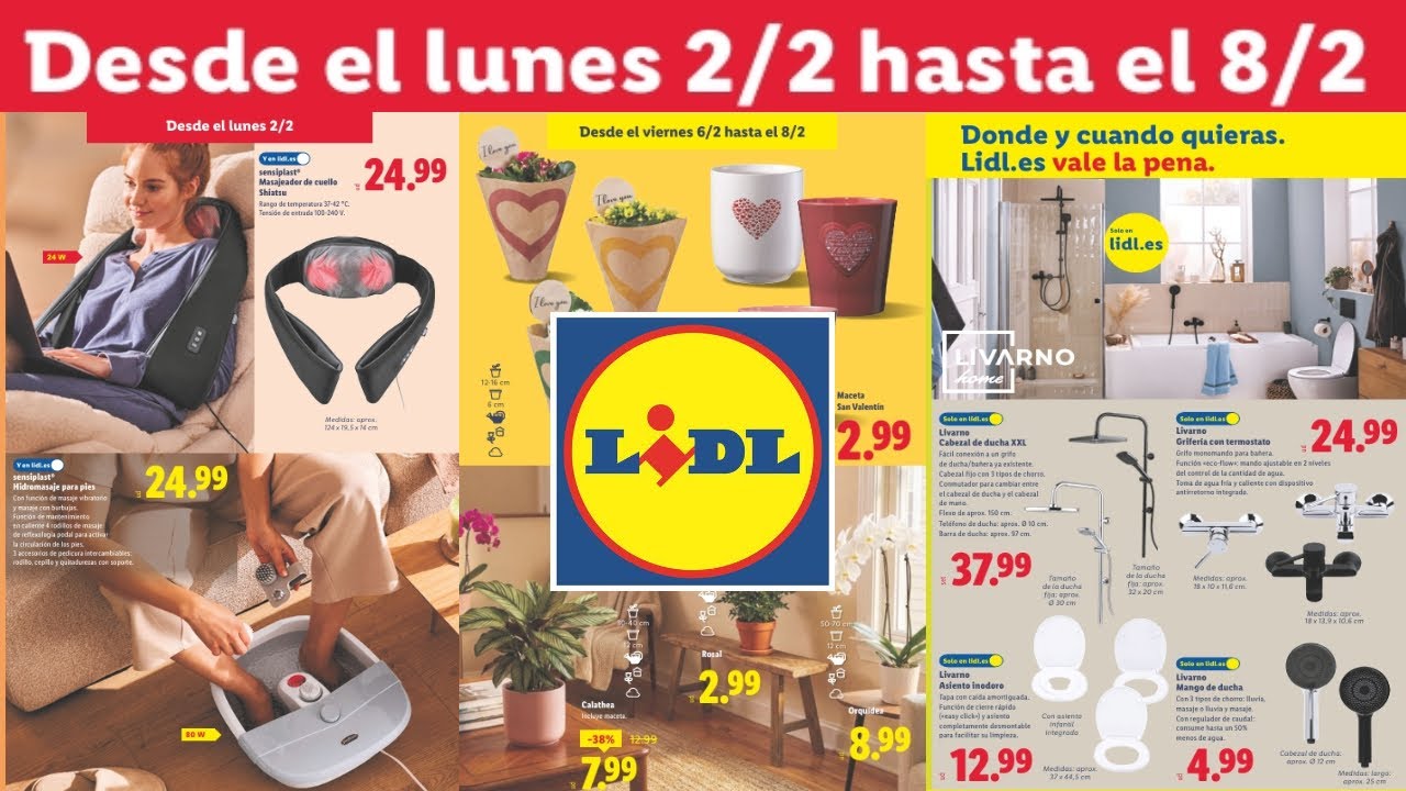 🇪🇸🔥LIDL BAZAAR+FOOD 🛒 НА ЭТОЙ НЕДЕЛЕ🗓 С ПОНЕДЕЛЬНИКА, 2 ФЕВРАЛЯ, ПО ВОСКРЕСЕНЬЕ, 8 ФЕВРАЛЯ / СУПЕ...