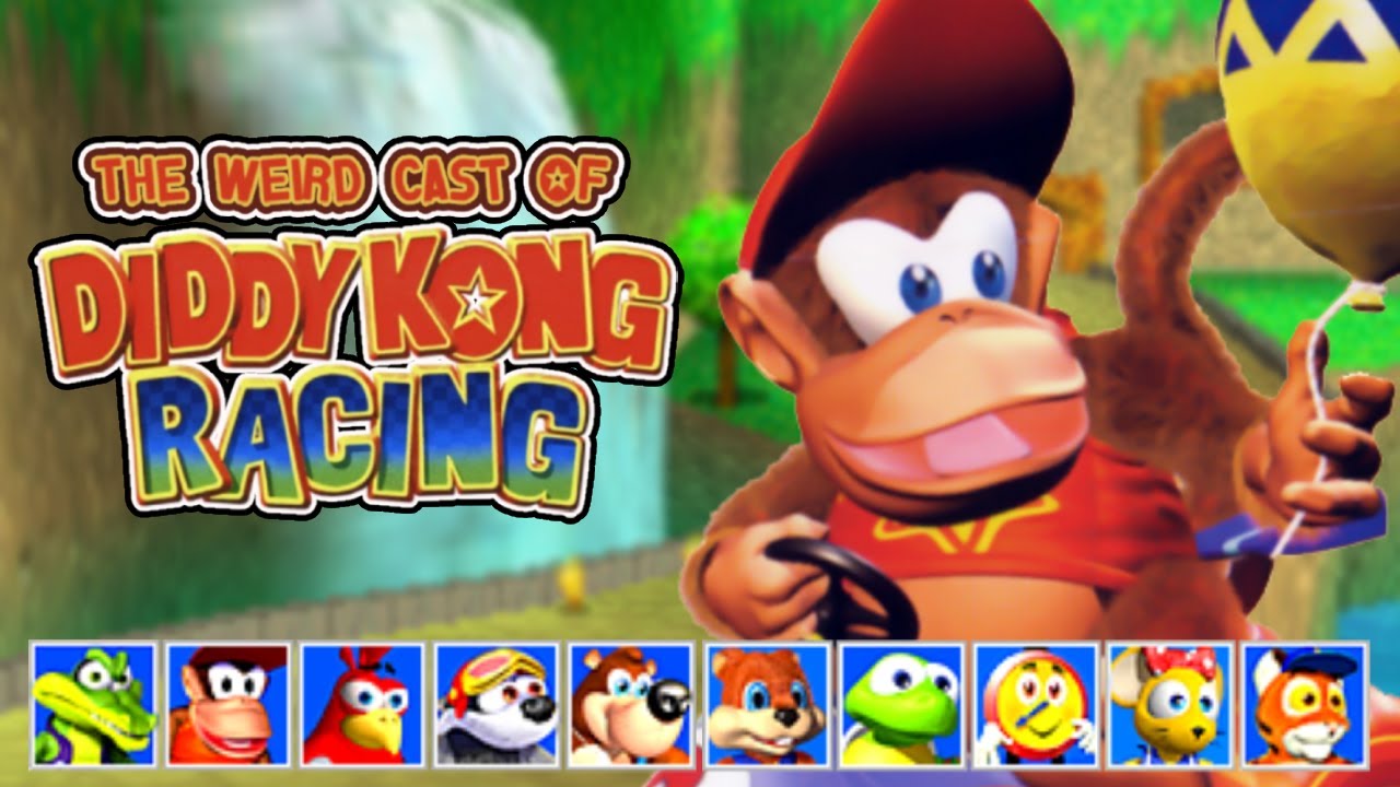 Странный состав гонок Diddy Kong