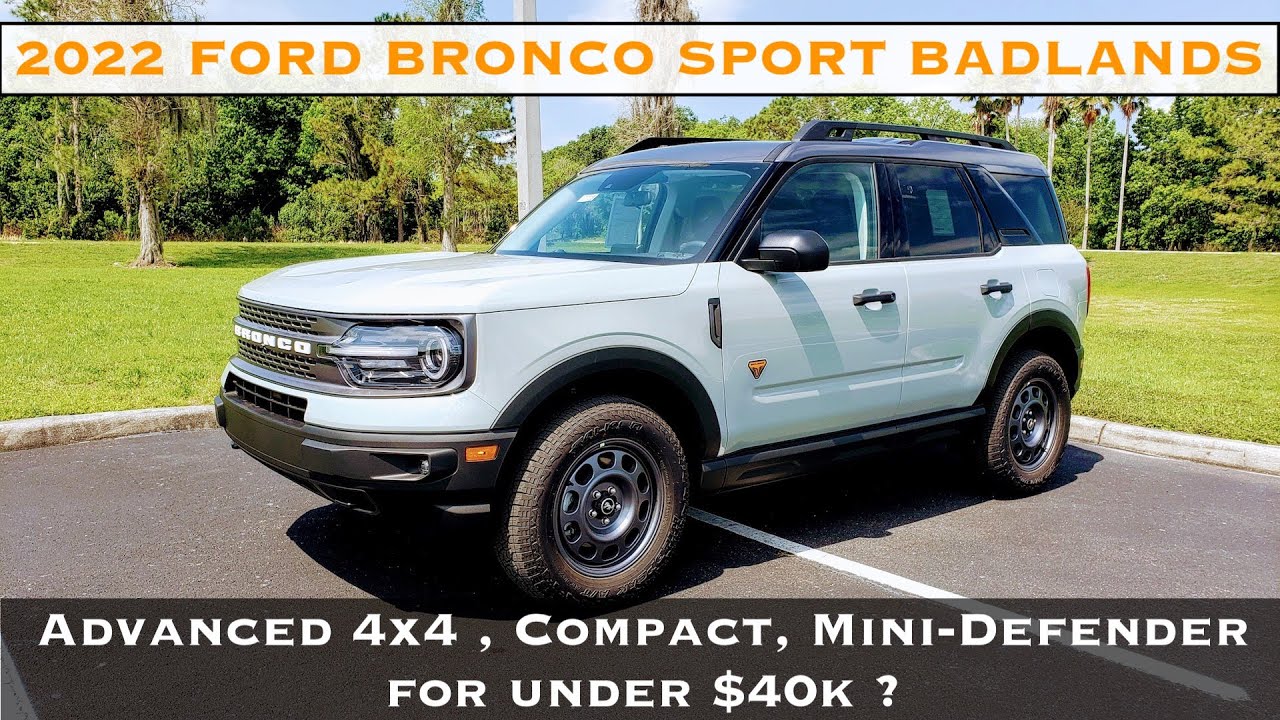 2022 Ford Bronco Sport Badlands 2.0L - POV Review and Test Drive -  Domestic LR Defender Mini ?