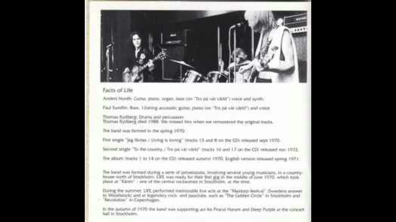 Life  &ndash; Life Rock, Prog Rock, 1970