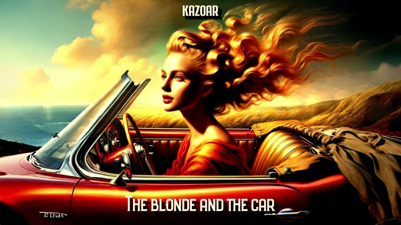 The blonde and the car