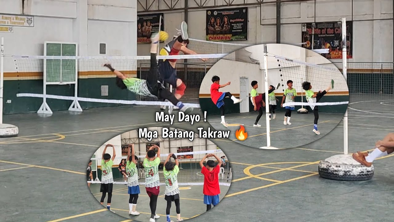 Takraw Kids from South Cotabato ! Lupet mag Roll Spike ! Lakas na mga Bata