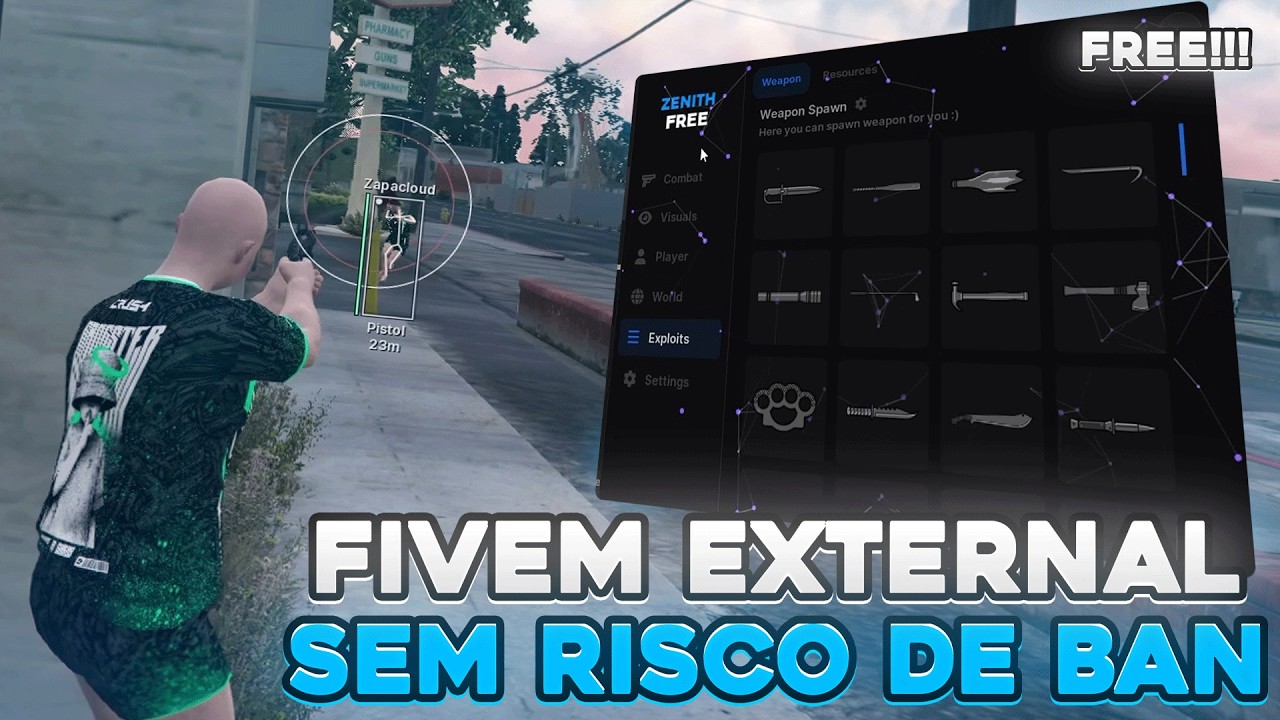 🔥 MELHOR EXTERNAL FREE PARA FIVEM 2026 – ESP, AIMBOT e muito mais