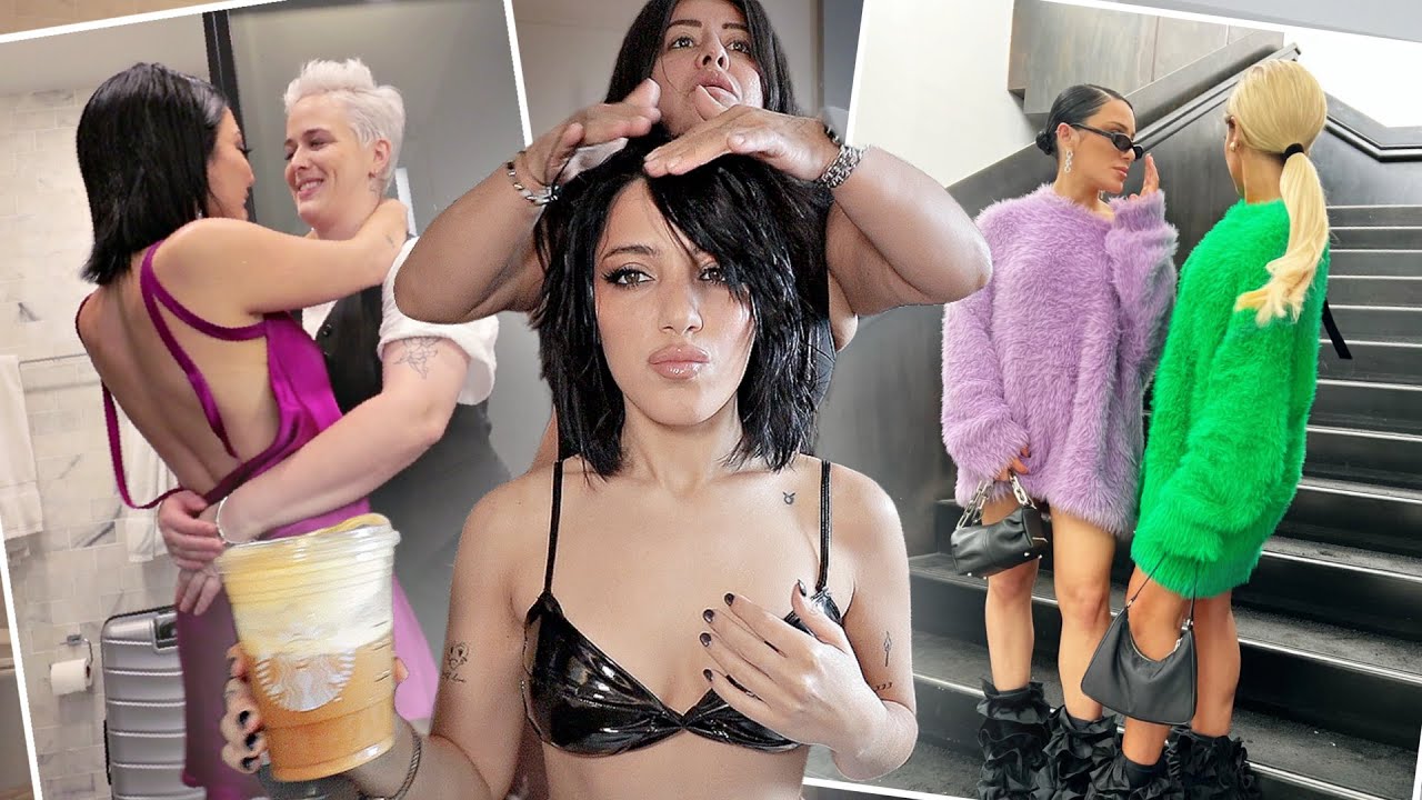 NEW YORK FASHION WEEK 2023 (my gf surprised me + Niki and Gabi reunite!)