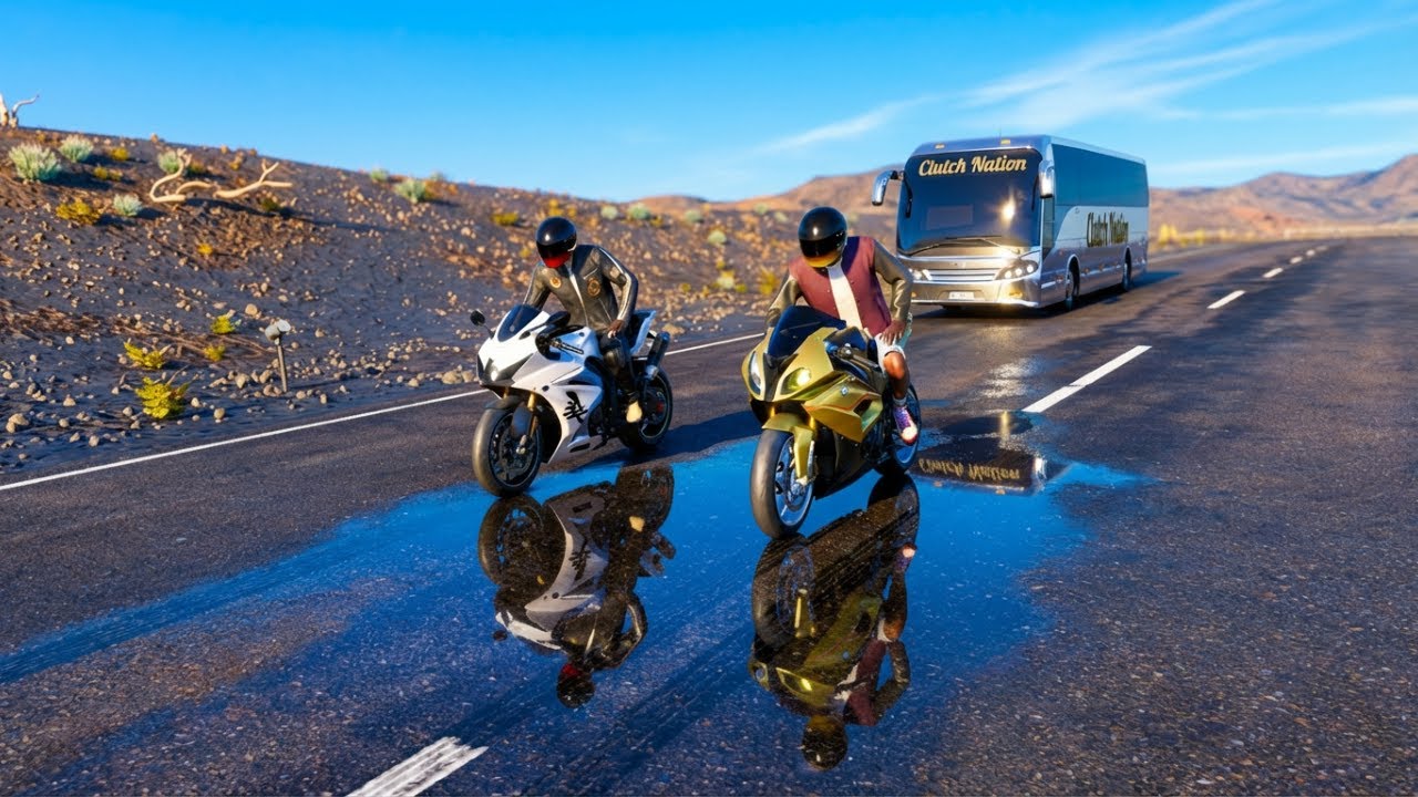 Suzuki GSX-R1000R vs BMW S1000RR — Crazy Speed Unleashed Through Traffic | The Crew MotorFest