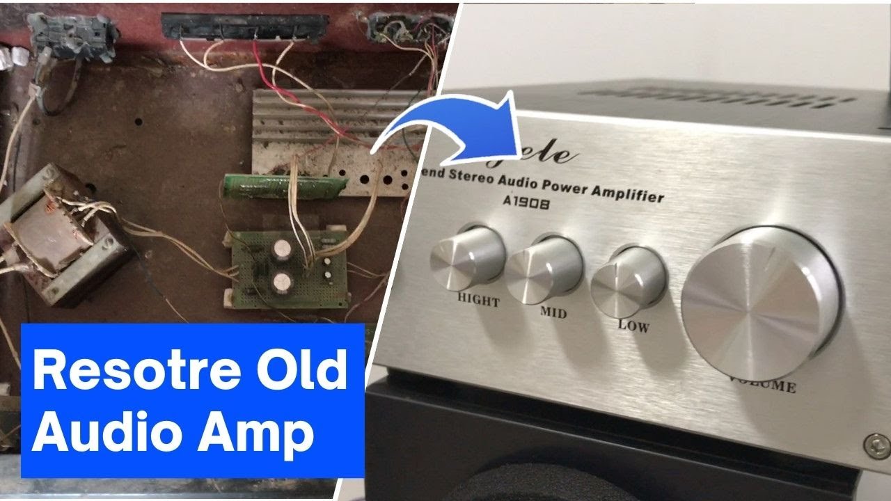 Restoration old audio amplifier