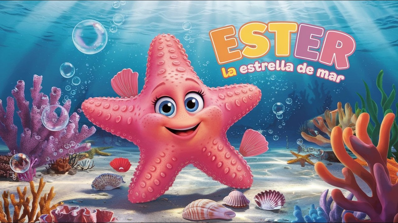 🫣ESTER LA ESTRELLA DE MAR⭐💧🌊Canción infantil para #bailar #aprender #familia #niños #animales mix 7