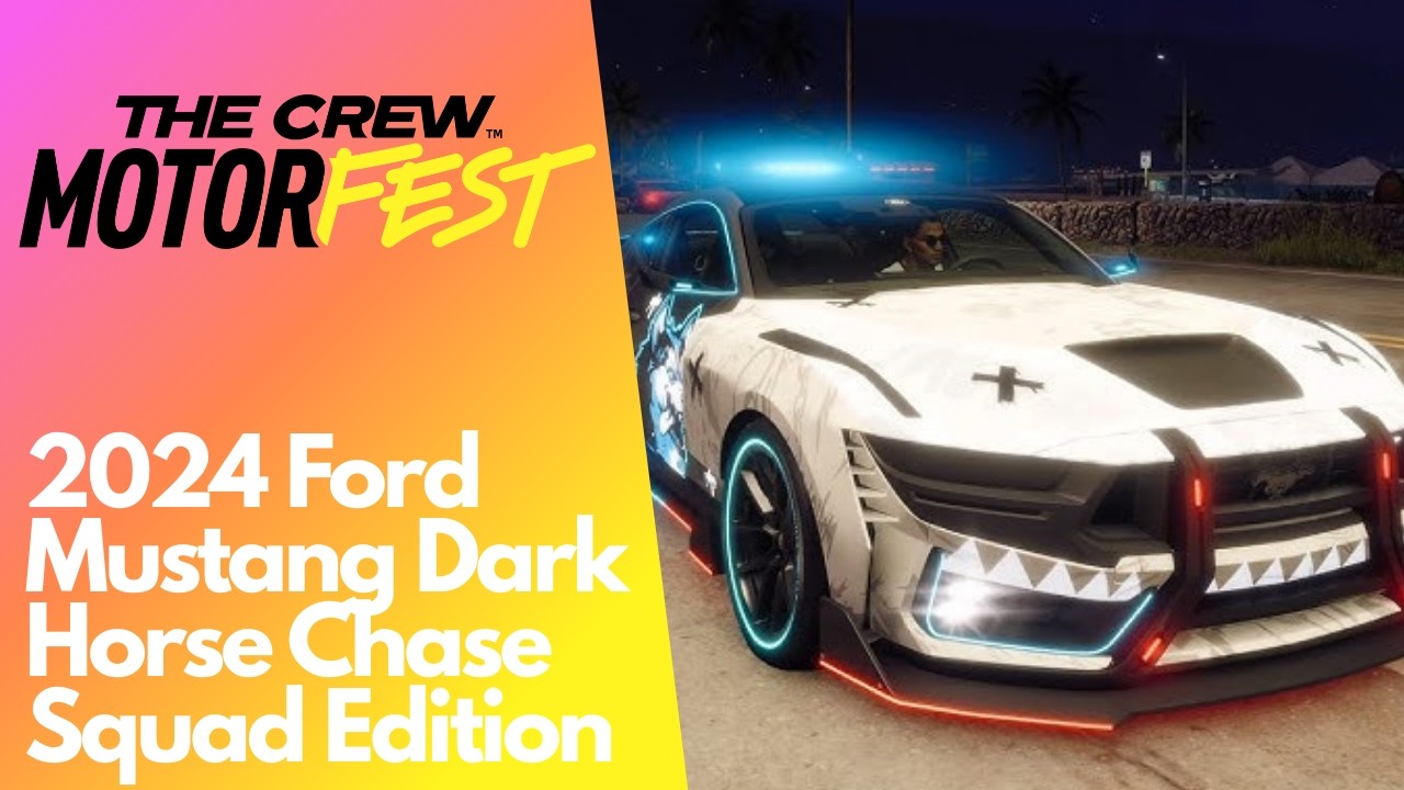 The Crew Motorfest | 2024 Ford Mustang Dark Horse Chase Squad Edition [4K GAMEPLAY]