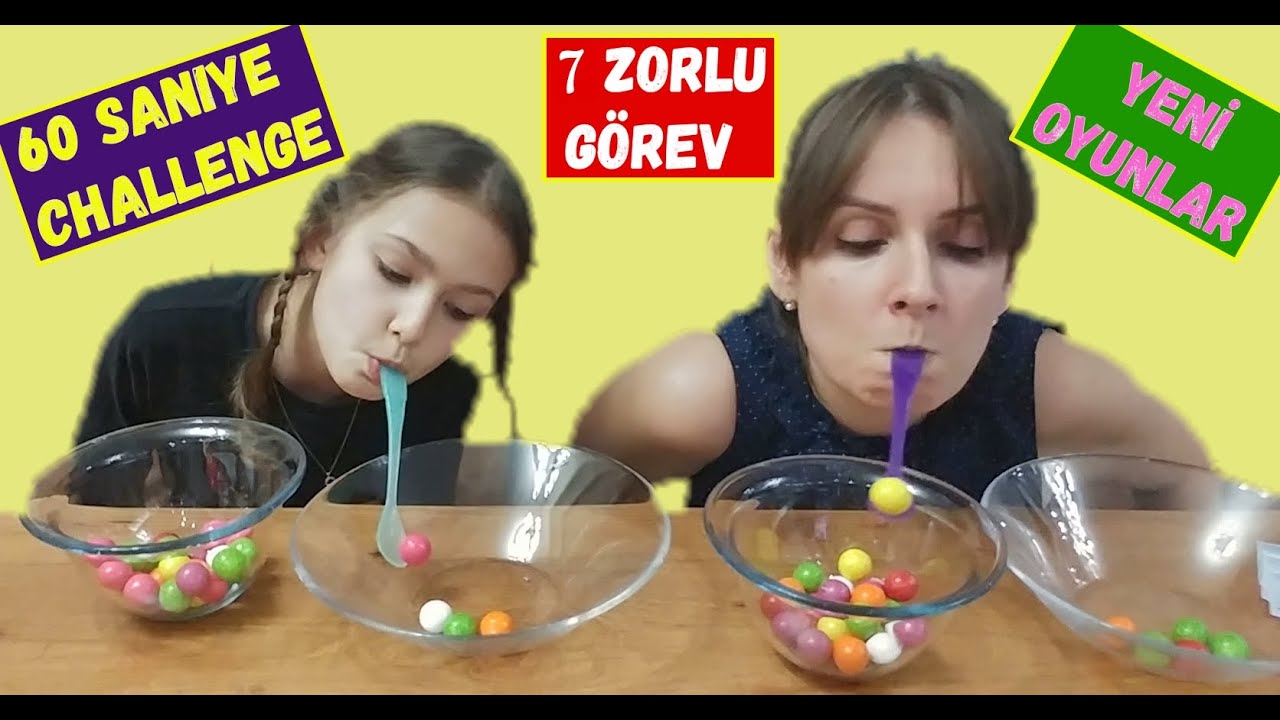 60 SANİYE CHALLENGE, yeni oyunlar, eğlenceli çocuk videosu, #evdekal, #evdeoyna
