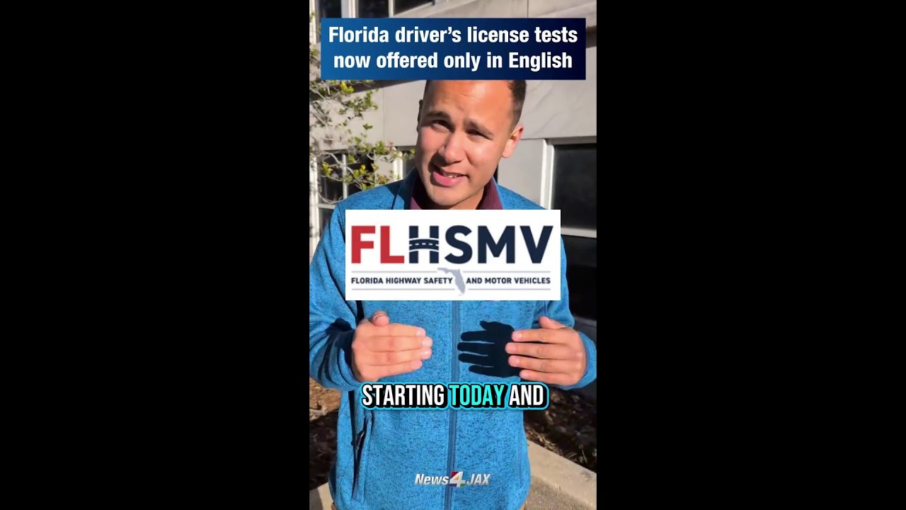 Florida driver&rsquo;s license tests now offered only in English