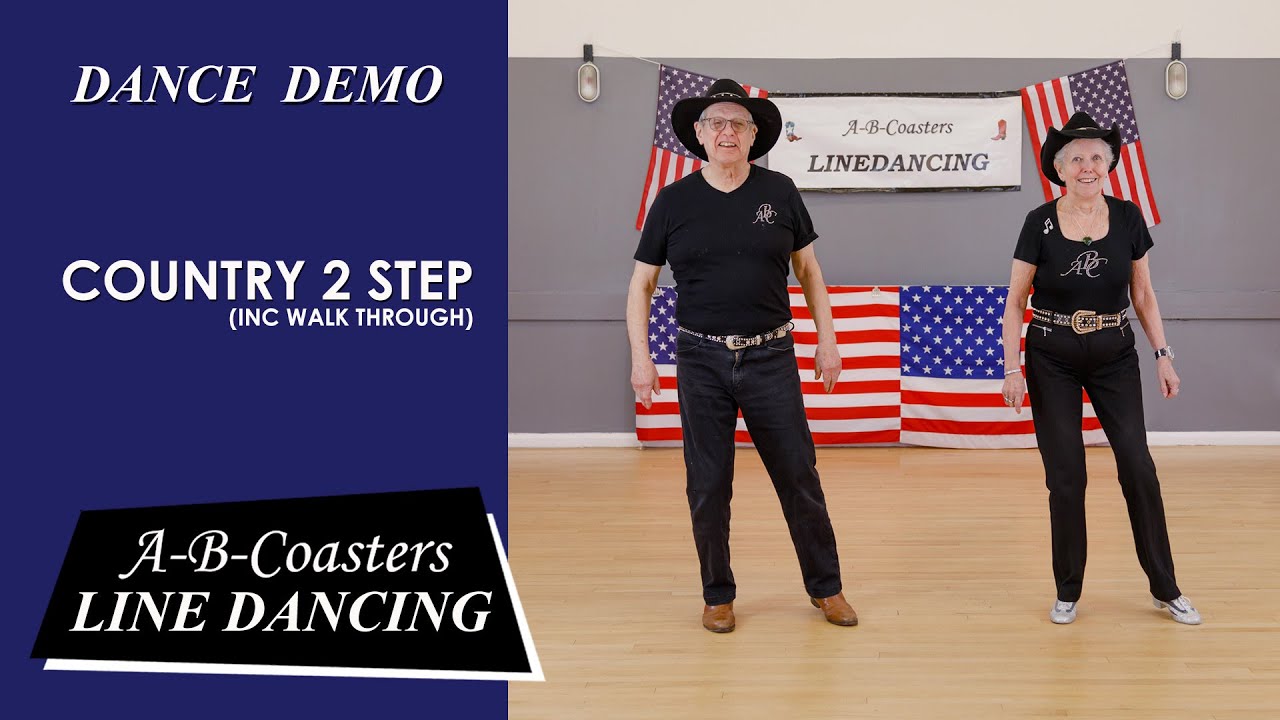 COUNTRY 2 STEP - Line Dance Demo & Walk Through