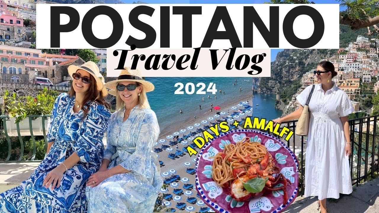 Видеоблог о Позитано, Италия, 2024: 4 дня на побережье Амальфи с мамой 🍋