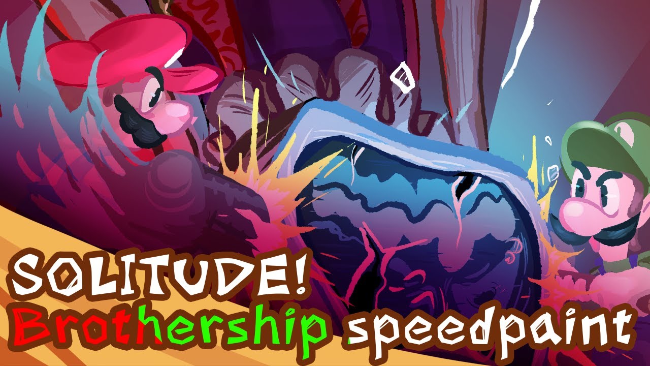 SOLITUDE IS SUBLIME! 🖥️🃏Mario Brothership speedpaint