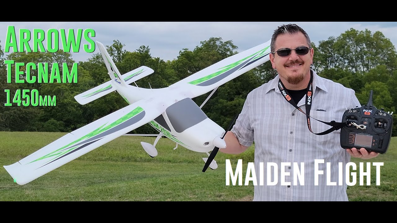 Arrows - Tecnam 2010 - 1450mm - Maiden Flight