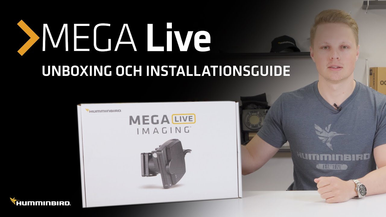 Humminbird MEGA Live Imaging™ - Unboxing och installationsguide