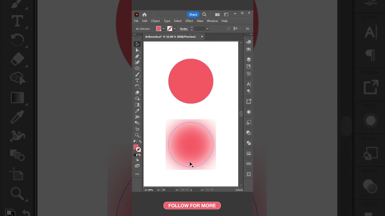 How To FIX BLUR EFFECT  In Adobe Illustrator? #shorts