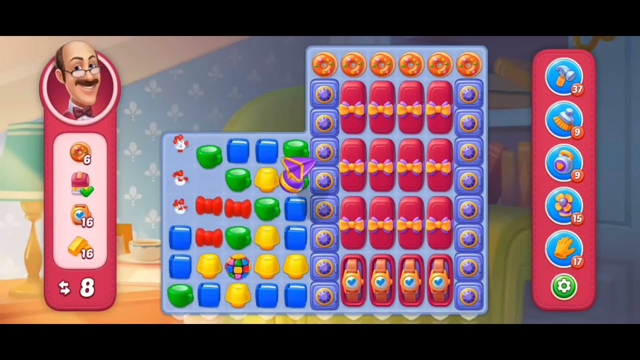 Homescapes Level 20832 Super Hard (No Boosters)
