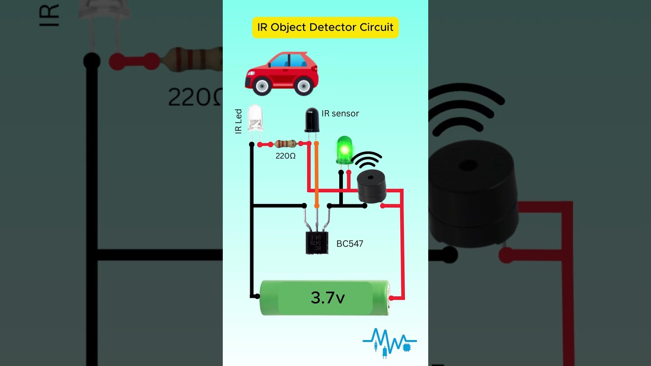 IR Sensor Object Detector #Shorts #IR #sensor