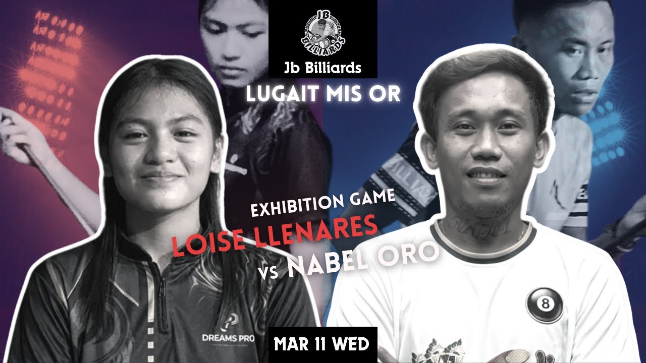 LOISE LLENARES VS NABEL ORO EXHIBITION GAME | 10 BALLS
