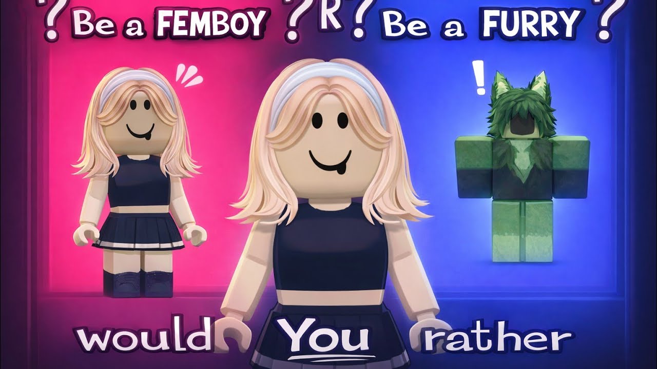 Roblox WOULD U RATHER BUT IT HAPPENS 