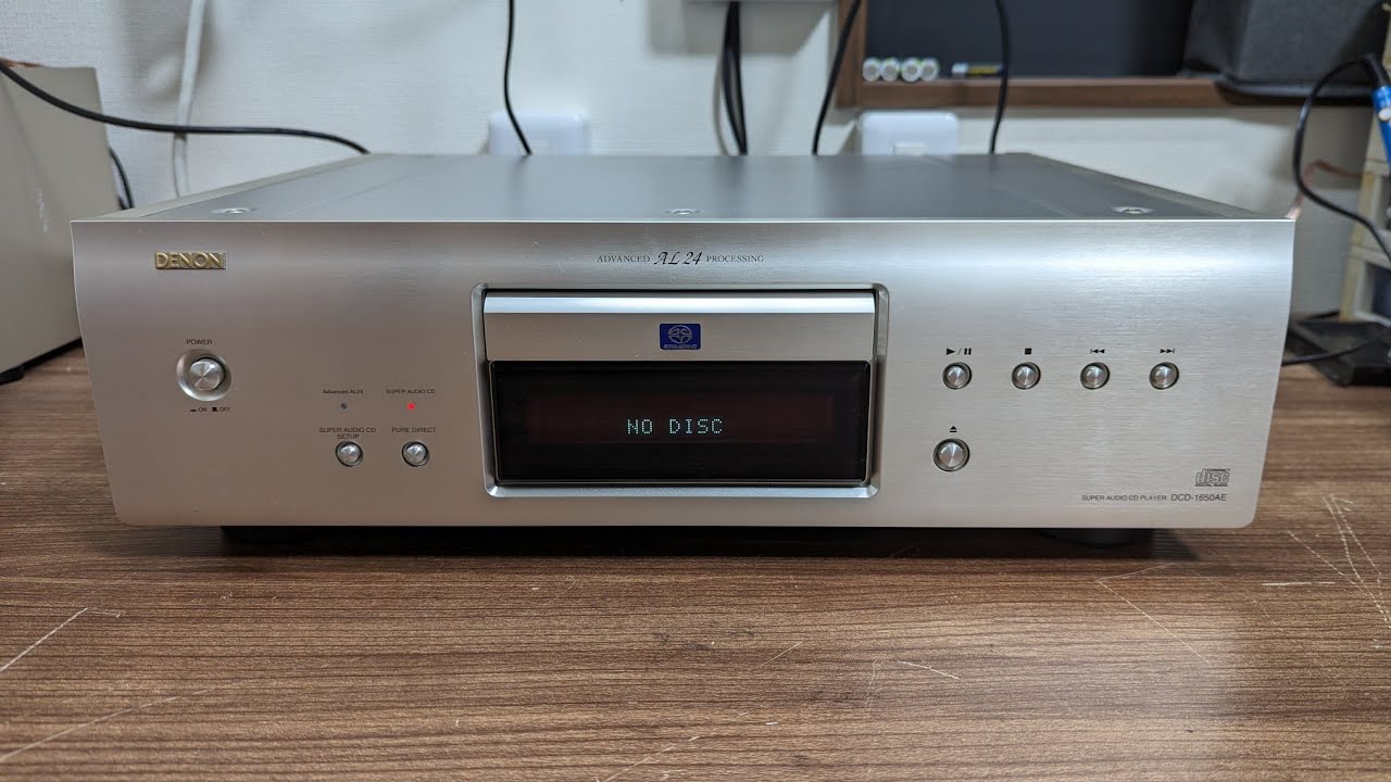 DENON DCD 1650AE メンテナンス トレイ開閉ベルト交換