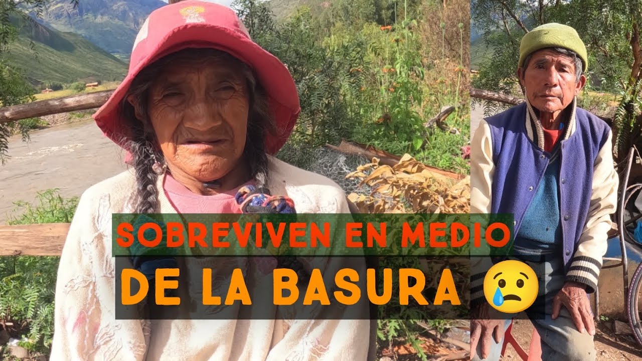 Sobreviven con lo que encuentran en la BASURA Papito Daniel y su esposa no tienen Luz ni agua 
