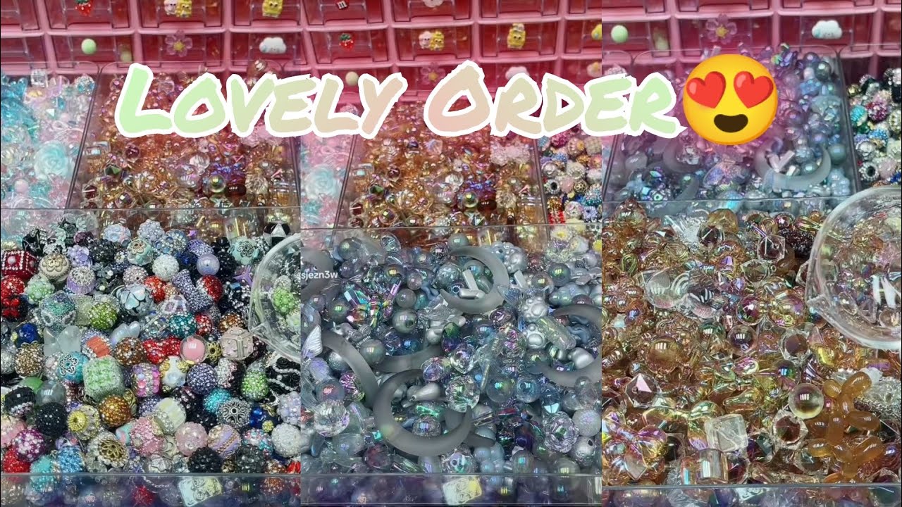 Resin beads 30 bags😱n Acrylic varieties😍 Enjoy #luckybeads #resinbeads #luckygame #packingorders 