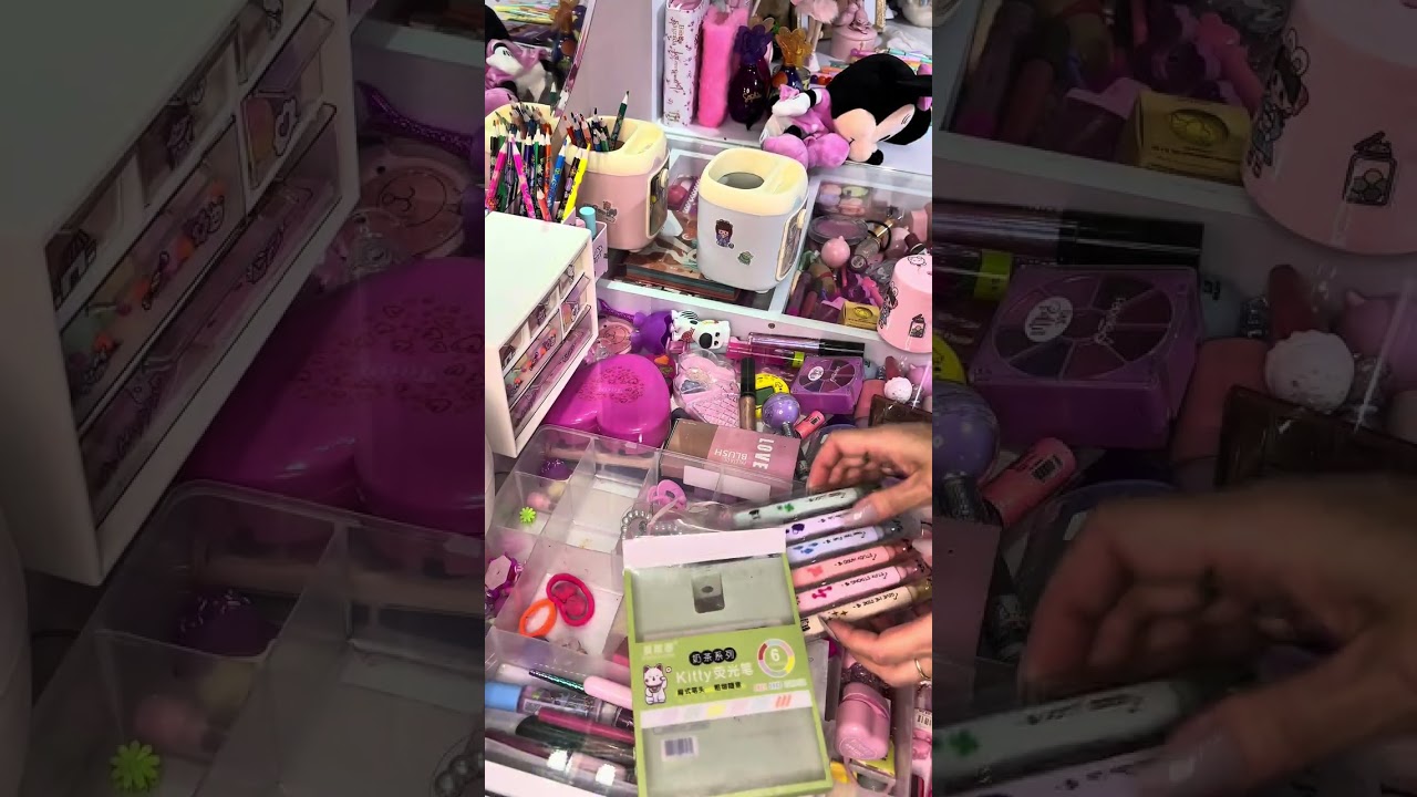 Organização fofinha da Sophia 🧸💗✨