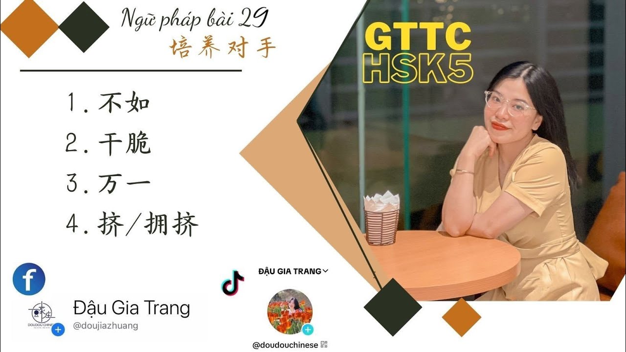 GTTC HSK5- Ngữ pháp bài 29