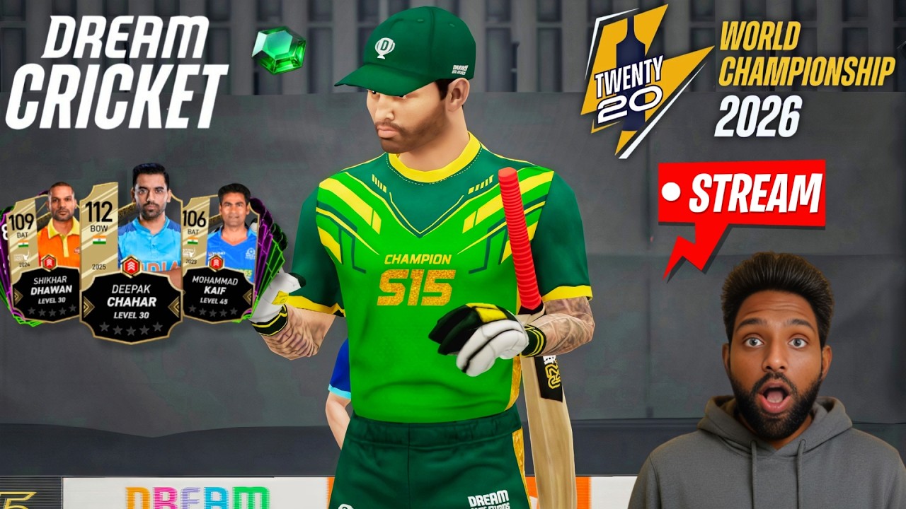 🔴DREAM CRICKET Live !🔥New Drop & Buy Or Not ? ! Multiplayer ! T20 World Cup Live