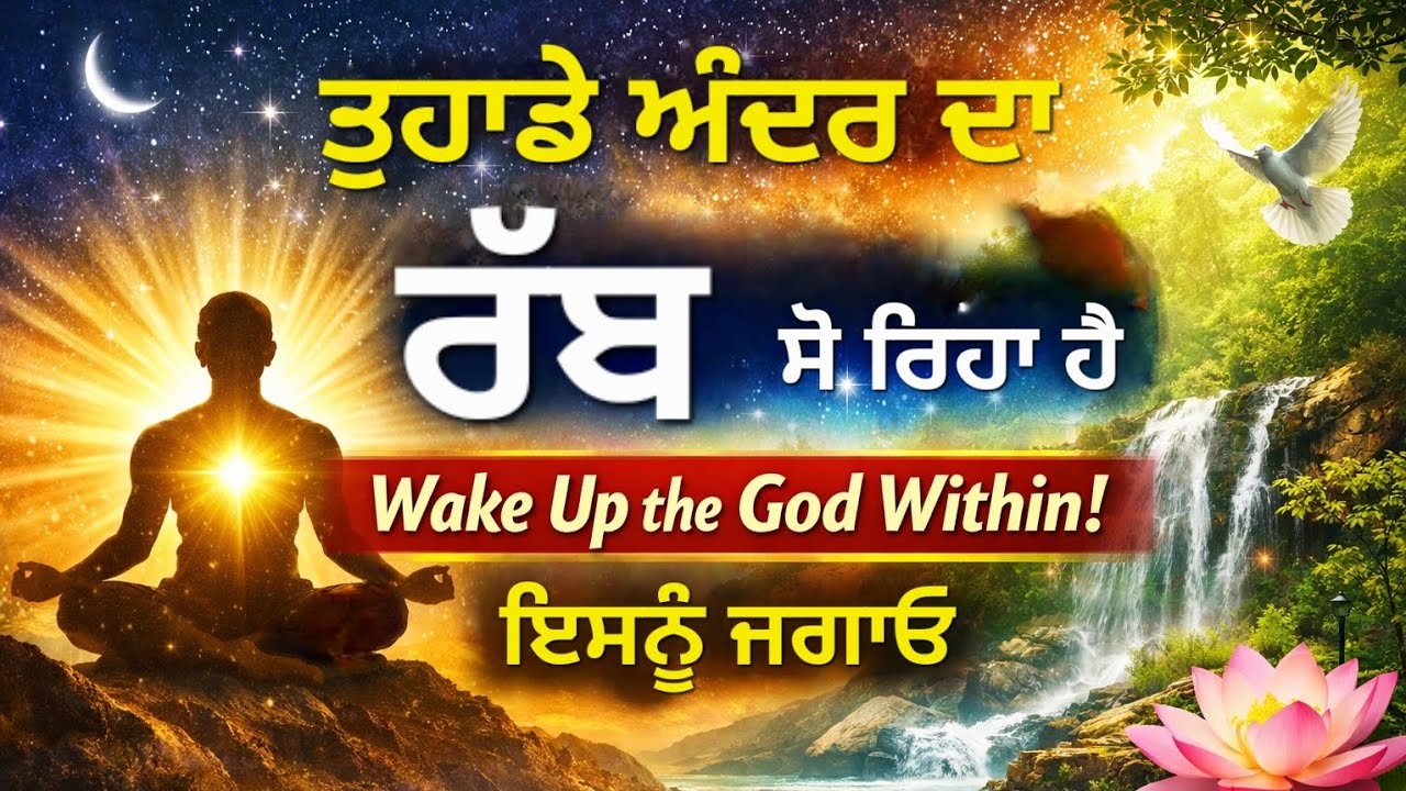 Wake Up the God Within | ਤੁਹਾਡੇ ਅੰਦਰ ਦਾ ਰੱਬ ਸੌਂ ਰਿਹਾ ਏ | Powerful Punjabi Spiritual Talk