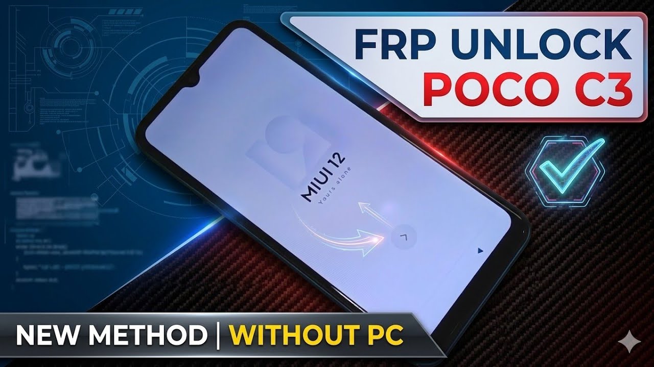 POCO C3 Google Account/FRP Bypass | Letest Security Update / Without PC New Method