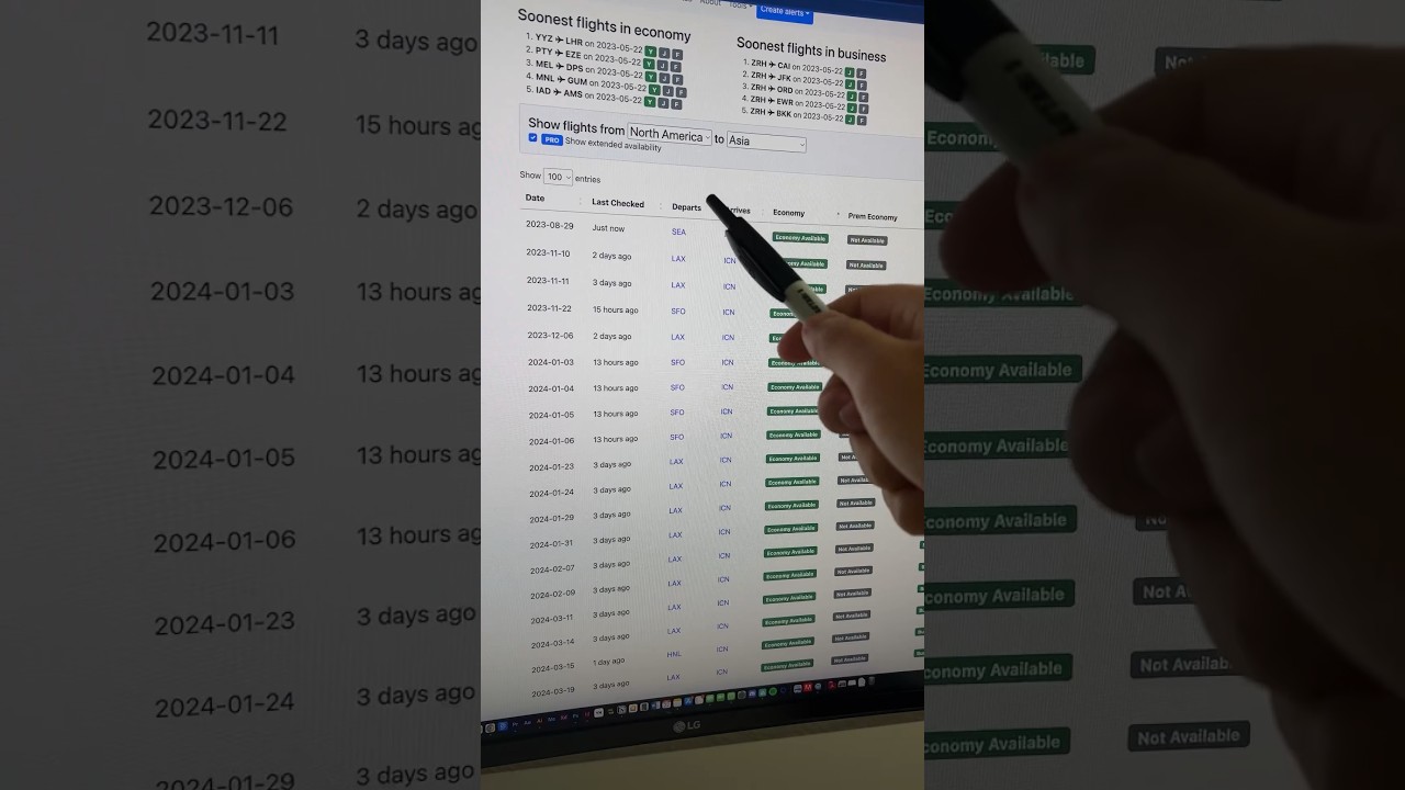 My favorite tool to search for cheap award flights - seats.aero