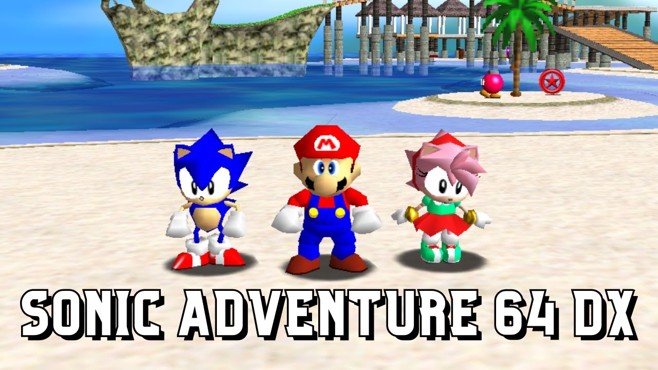 Super Mario 64 PC Port - Sonic Adventure 64 DX v1.0