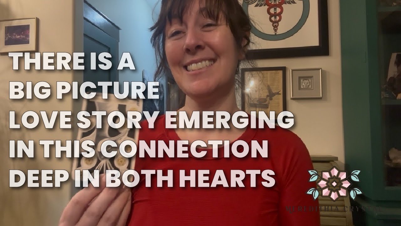 There is a big picture love story, emerging in this connection, deep in both hearts ❤️