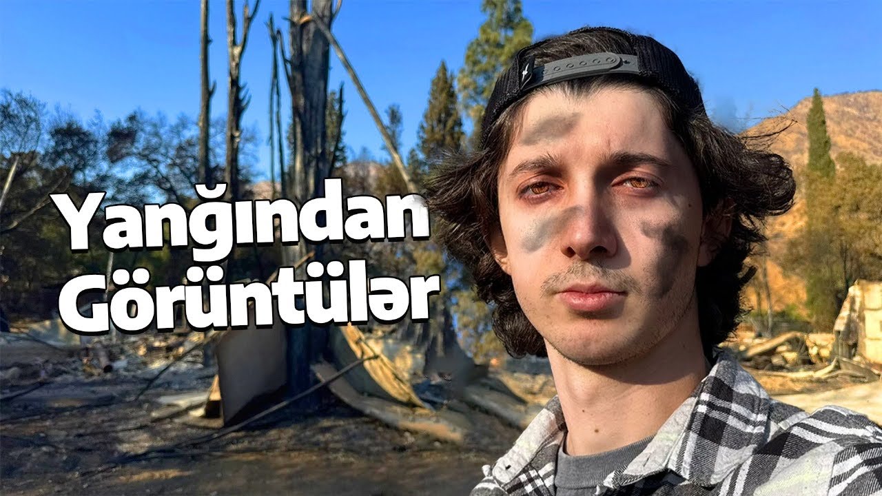 Los Angeles Yanğını Baş Verən Əraziyə Getdim!!