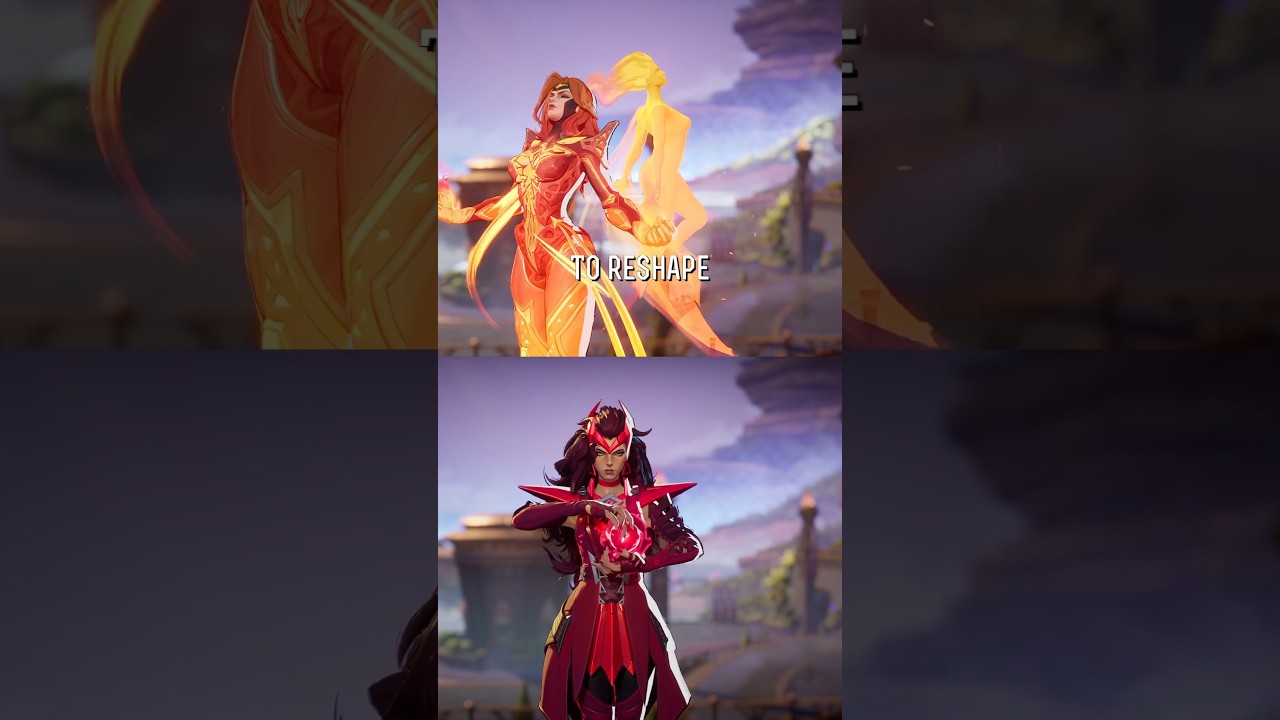 Phoenix and Scarlet Witch interaction - Marvel Rivals